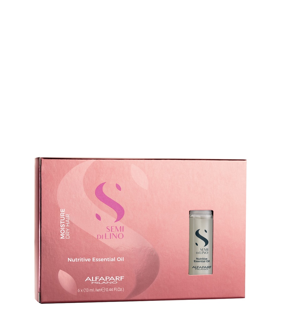 Масло для волос ALFAPARF MILANO Semi di Lino Moisture Nutritive Essential Oil, 6x13 ml
Масло для волос ALFAPARF MILANO Semi di Lino Moisture Nutritive Essential Oil, 6x13 ml