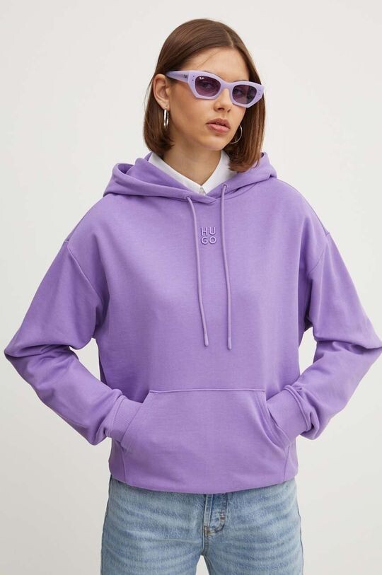 Хлопковая толстовка Hugo, фиолетовый
Хлопковая толстовка Hugo, фиолетовый