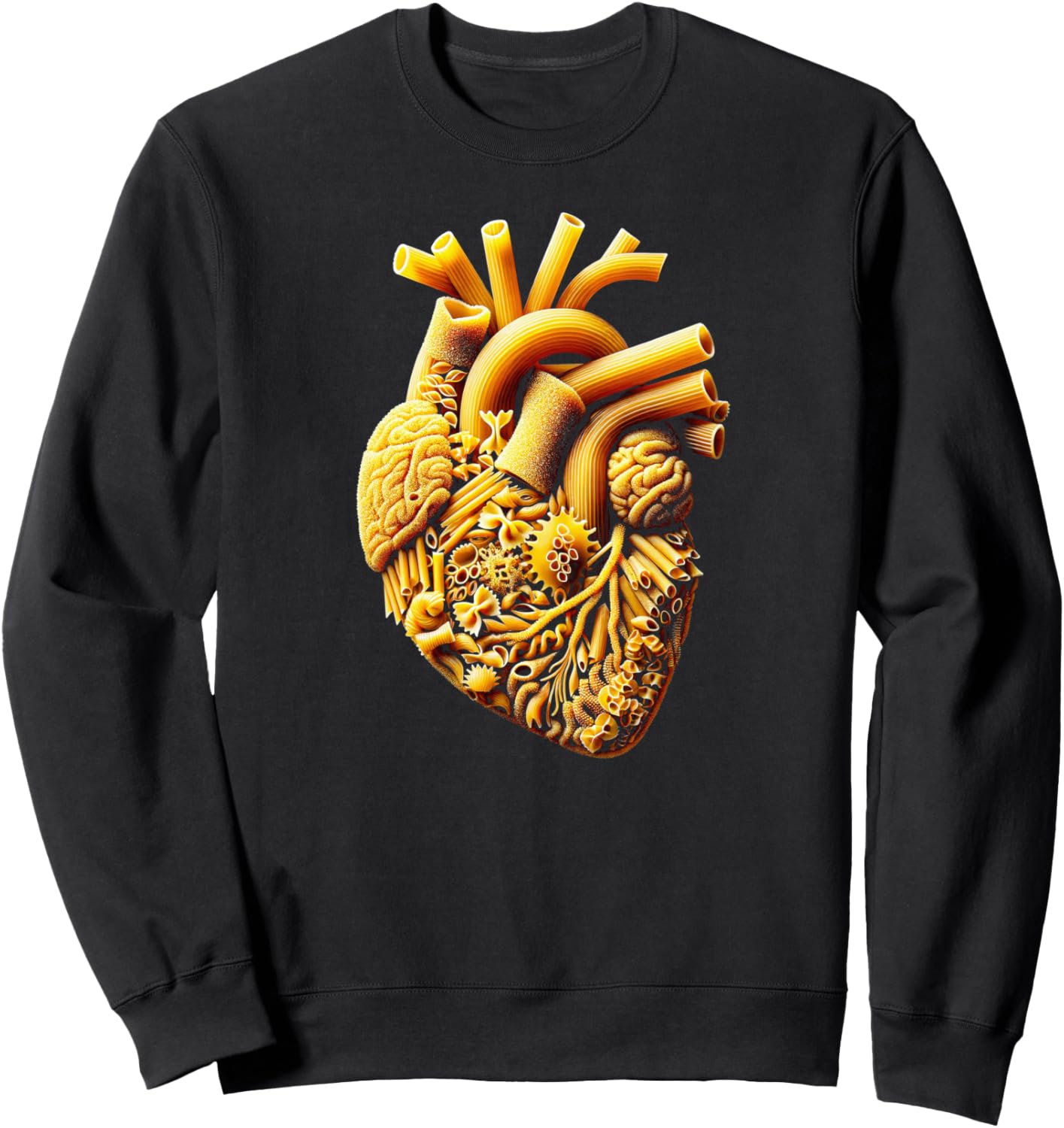 Я люблю пасту. Итальянская паста. Разнообразие пасты в форме сердца. Толстовка с изображением пасты Pasta Types Varieties, черный
Я люблю пасту. Итальянская паста. Разнообразие пасты в форме сердца. Толстовка с изображением пасты Pasta Types Varieties, черный