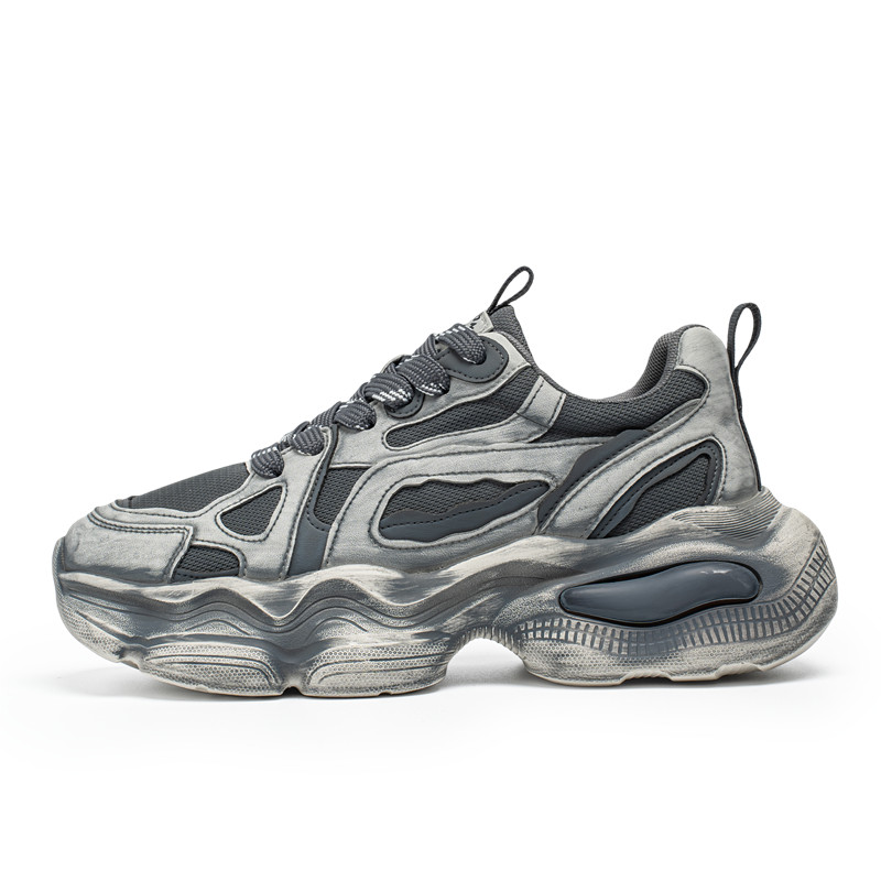 JANECO Серые мужские противоскользящие износостойкие дышащие массивные кроссовки, цвет Gray
JANECO Серые мужские противоскользящие износостойкие дышащие массивные кроссовки, цвет Gray