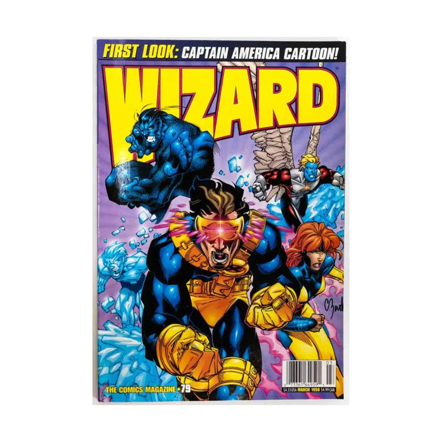 Журнал #79 "Captain America, X-Men, Fathom", Wizard Magazine
Журнал #79 "Captain America, X-Men, Fathom", Wizard Magazine