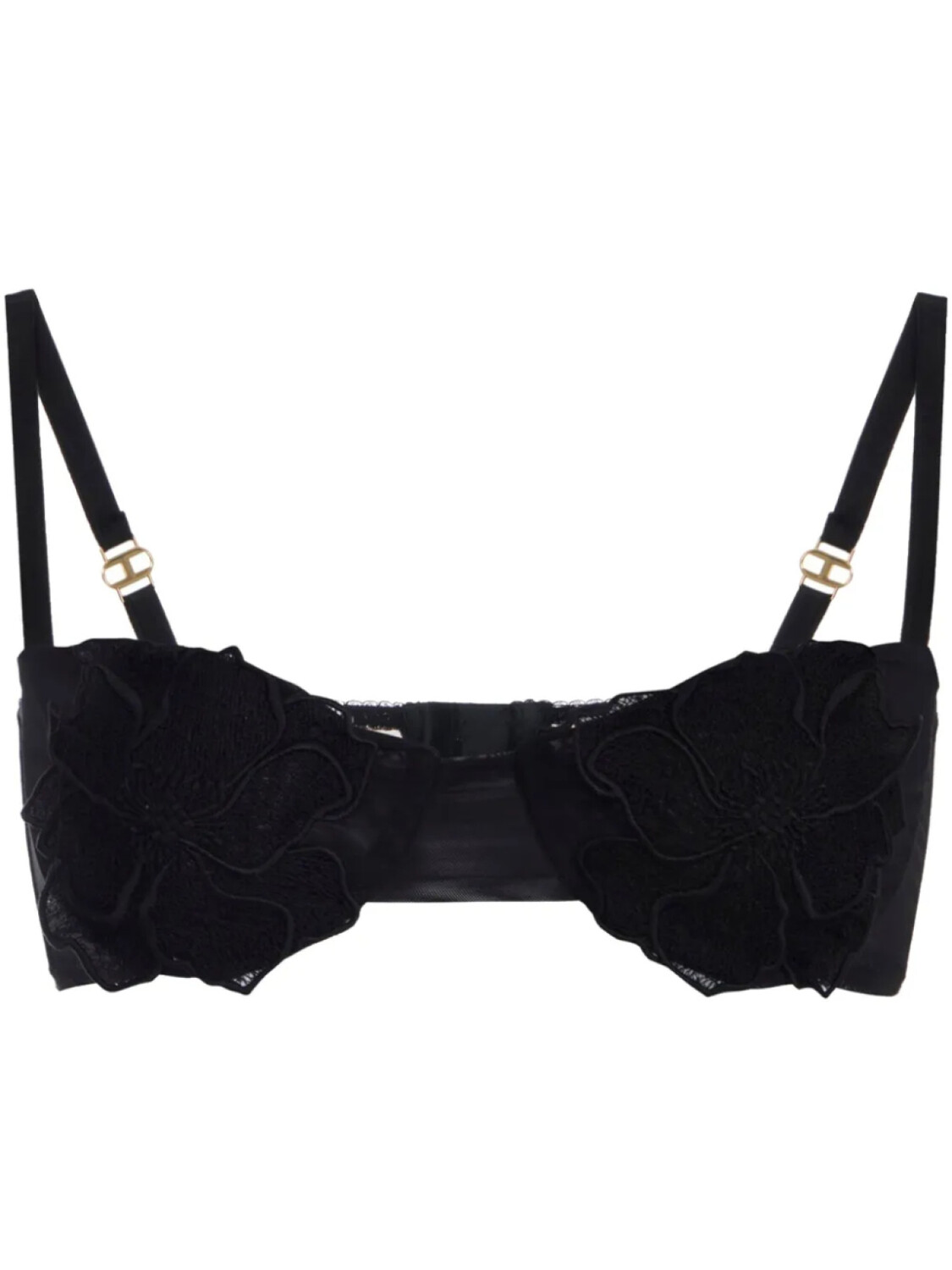 Топ Elisabetta Franchi с цветочной вышивкой, черный
Топ Elisabetta Franchi с цветочной вышивкой, черный