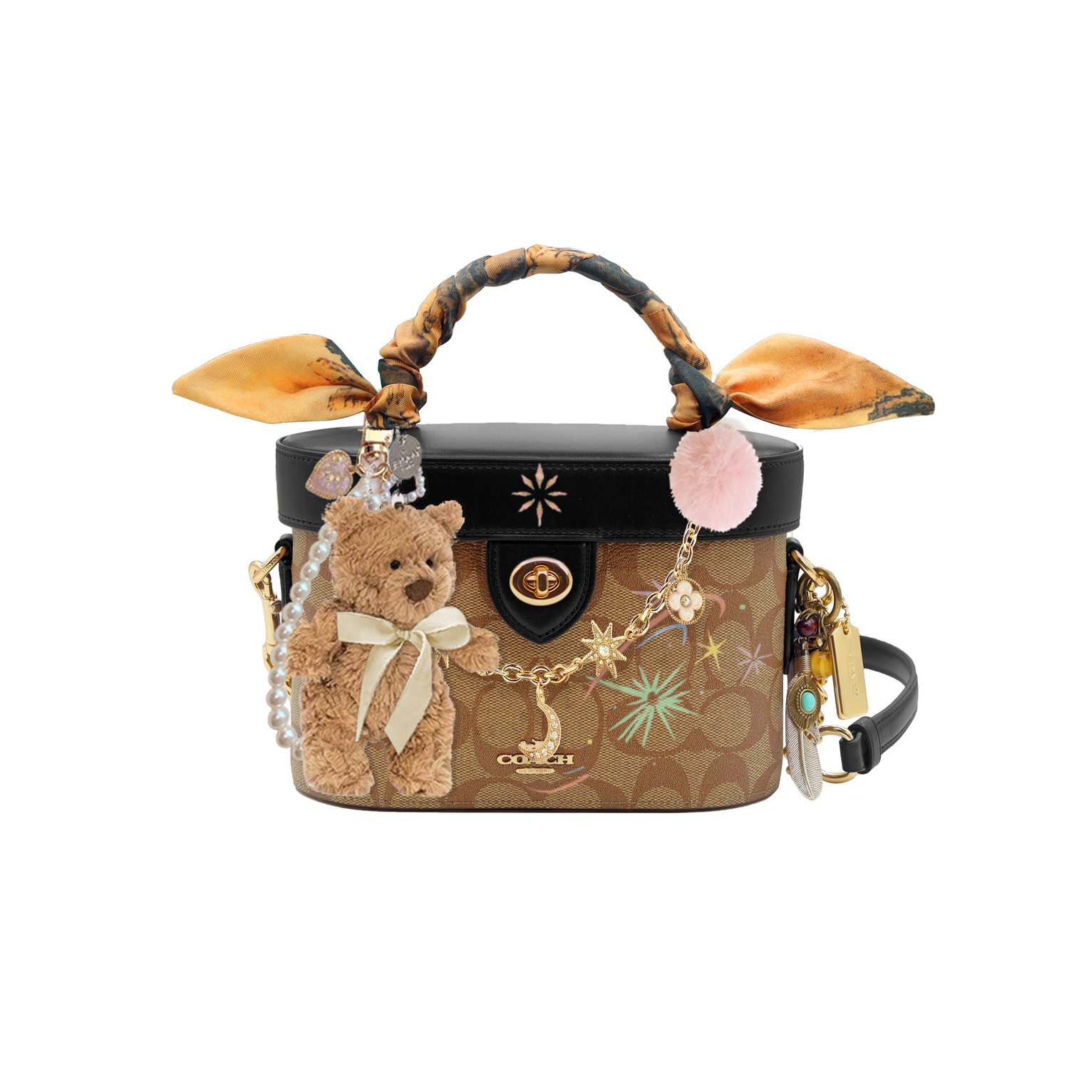 COACH Кожаная сумка через плечо малая унисекс разноцветная, 半罐星辰
COACH Кожаная сумка через плечо малая унисекс разноцветная, 半罐星辰