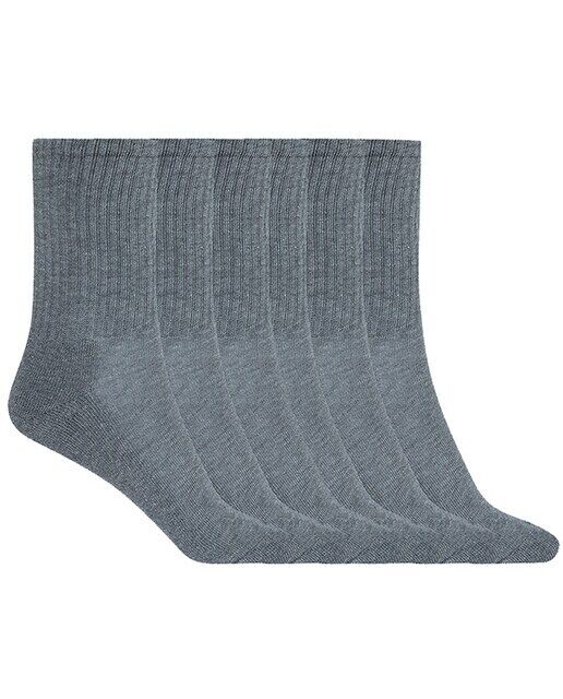 Набор из 6 пар хлопковых носков в рубчик Basix Punto Blanco, серый
Набор из 6 пар хлопковых носков в рубчик Basix Punto Blanco, серый