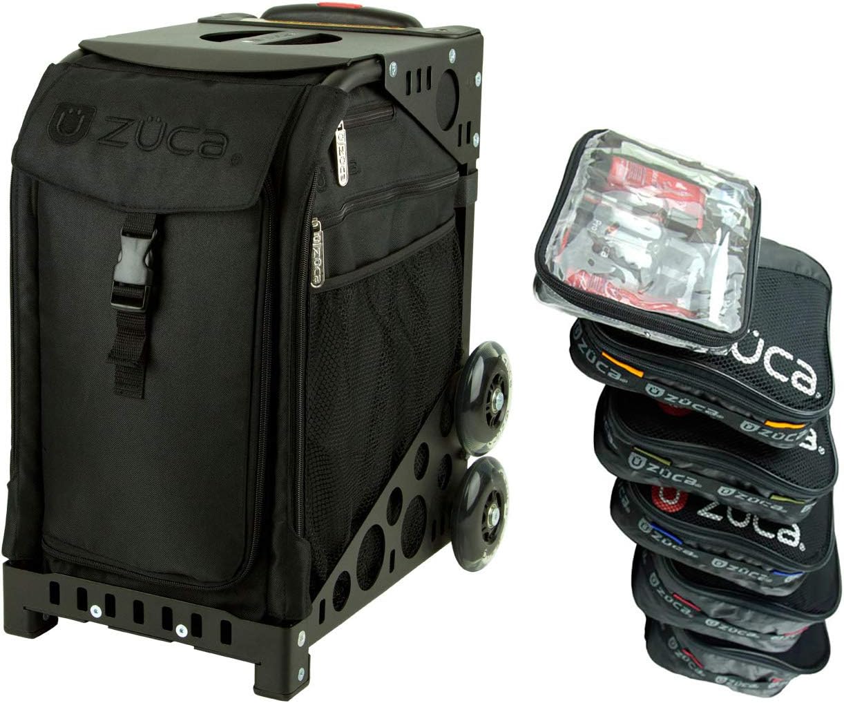 Сумка-вкладыш ZUCA Stealth Sport с черной рамой (немигающие колеса) и специальным набором из 5 упаковочных мешочков + косметичка, Черный, Сумка-вкладыш ZUCA Stealth Sport с черной рамой (немигающие колеса) и специальным набором из 5 упаковочных мешочков +
Сумка-вкладыш ZUCA Stealth Sport с черной рамой (немигающие колеса) и специальным набором из 5 упаковочных мешочков + косметичка, Черный, Сумка-вкладыш ZUCA Stealth Sport с черной рамой (немигающие колеса) и специальным набором из 5 упаковочных мешочков +