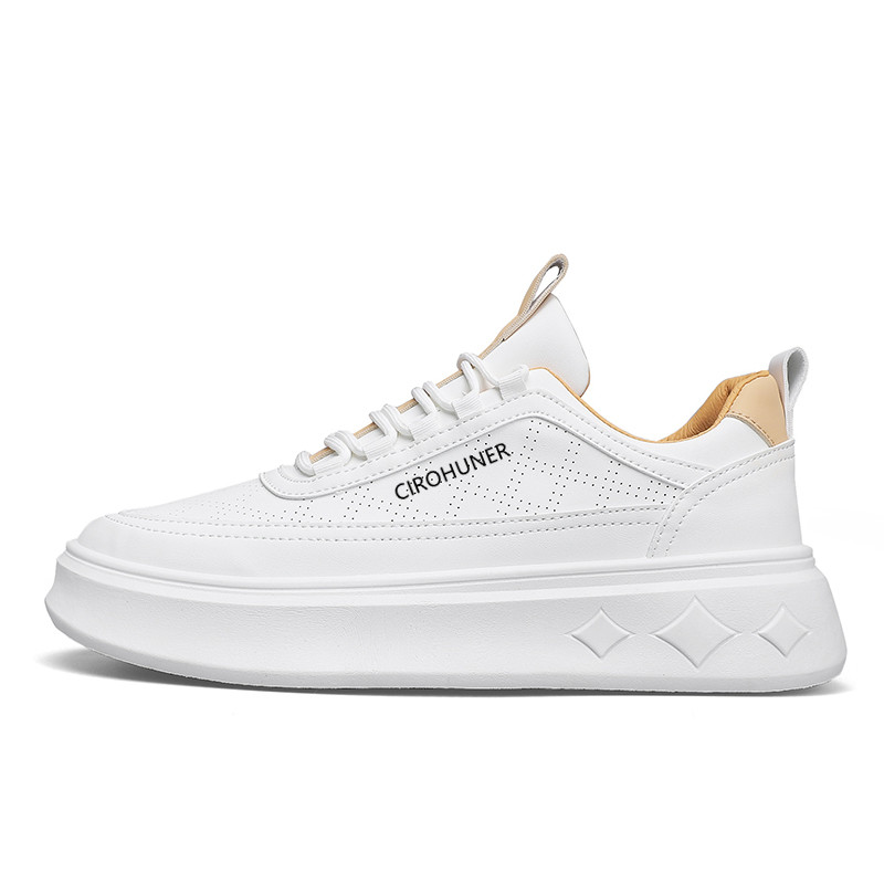 CIROHUNER Дышащие низкие скейтерские кроссовки для увеличения роста мужские бело-коричневые, цвет White Brown
CIROHUNER Дышащие низкие скейтерские кроссовки для увеличения роста мужские бело-коричневые, цвет White Brown
