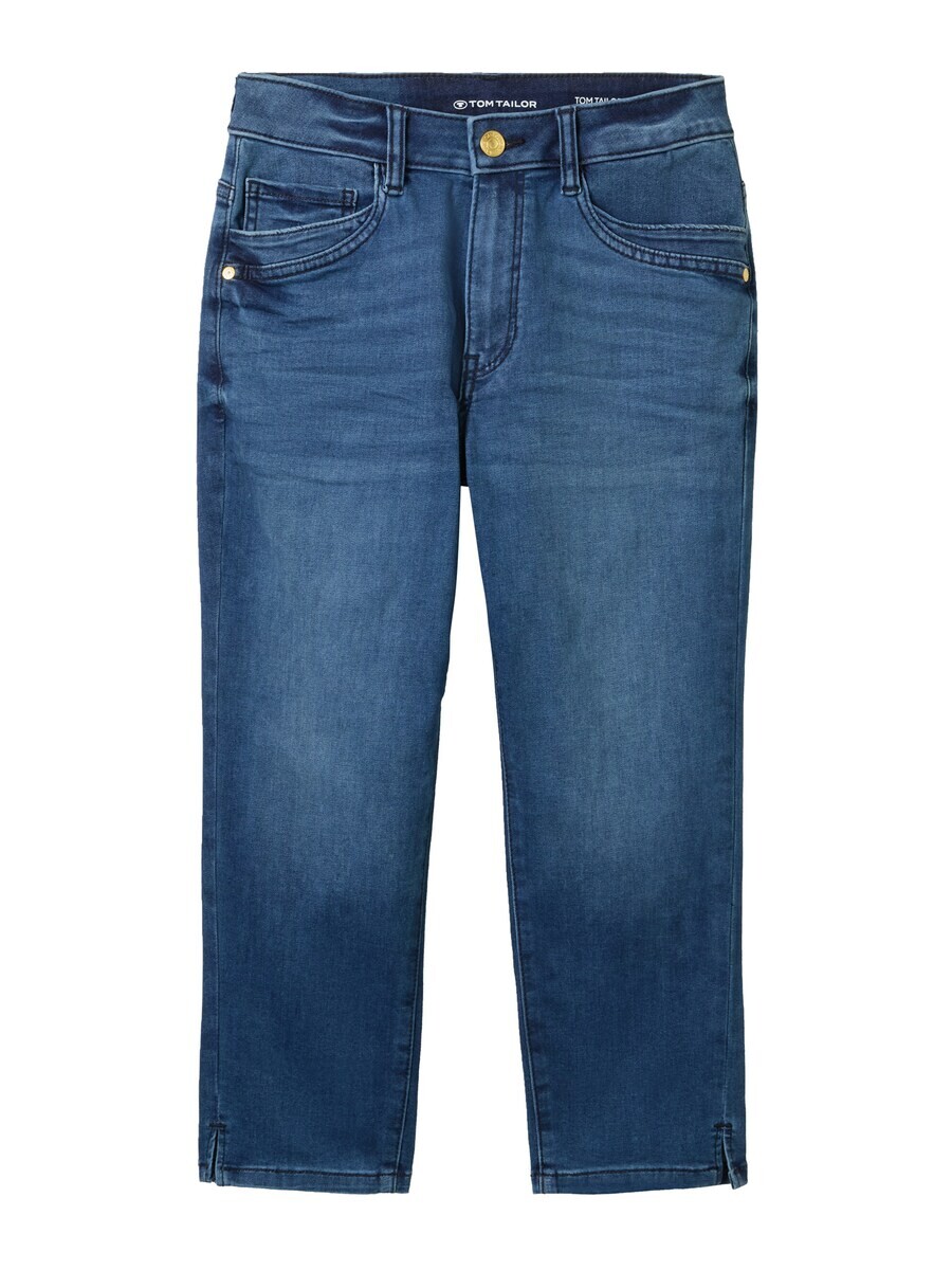 Джинсовые шорты TOM TAILOR Slim fit Jeans Kate, синий деним 
Джинсовые шорты TOM TAILOR Slim fit Jeans Kate, синий деним