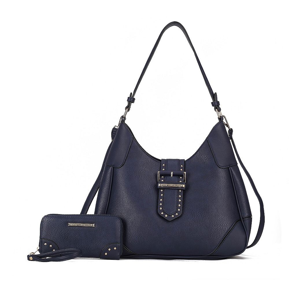 Женская сумка через плечо Juliette из веганской кожи MKF Collection с подходящим кошельком от Mia K, 2 предмета, темно-синий
Женская сумка через плечо Juliette из веганской кожи MKF Collection с подходящим кошельком от Mia K, 2 предмета, темно-синий