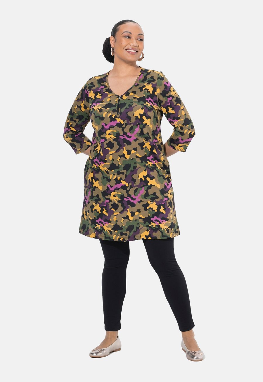 Топ Ulla Popken CAMO PRINT EMPIRE, Olive Grey/Olive
Топ Ulla Popken CAMO PRINT EMPIRE, Olive Grey/Olive