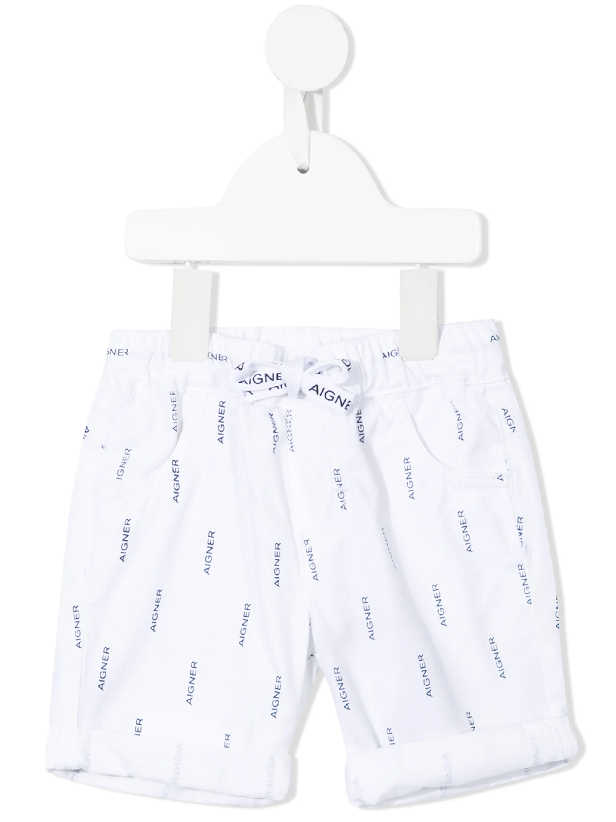 Шорты с кулиской и логотипом Aigner Kids, белый
Шорты с кулиской и логотипом Aigner Kids, белый