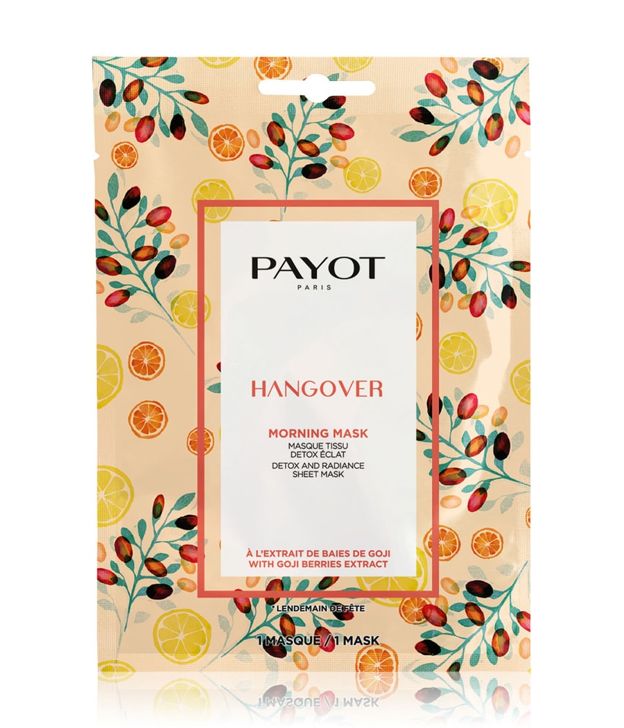Тканевая маска PAYOT Morning Masks Hangover, 15 шт.
Тканевая маска PAYOT Morning Masks Hangover, 15 шт.