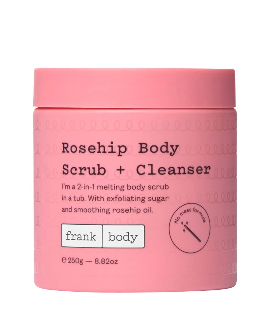 Скраб для тела Frank Body Rosehip Body Scrub + Cleanser, 250g 
Скраб для тела Frank Body Rosehip Body Scrub + Cleanser, 250g