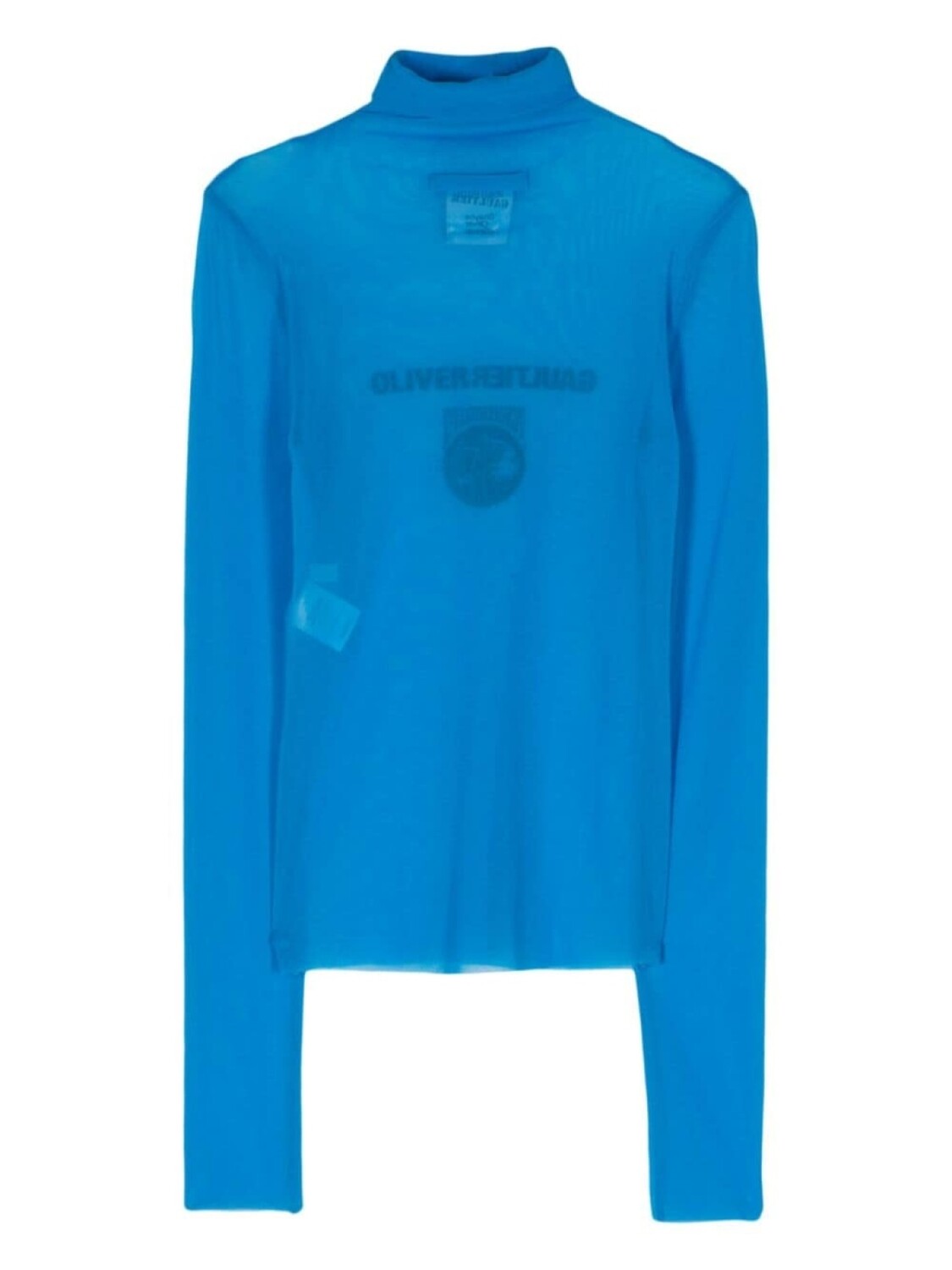 Jean Paul Gaultier сетчатая футболка из коллаборации с Shayne Oliver, синий
Jean Paul Gaultier сетчатая футболка из коллаборации с Shayne Oliver, синий