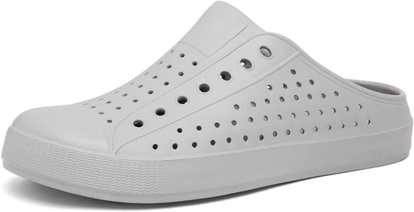 FLIOZY Женские и мужские повседневные садовые сабо, противоскользящие, дышащие, легкие, для воды, тапочки, унисекс, быстросохнущие сандалии, серый
FLIOZY Женские и мужские повседневные садовые сабо, противоскользящие, дышащие, легкие, для воды, тапочки, унисекс, быстросохнущие сандалии, серый