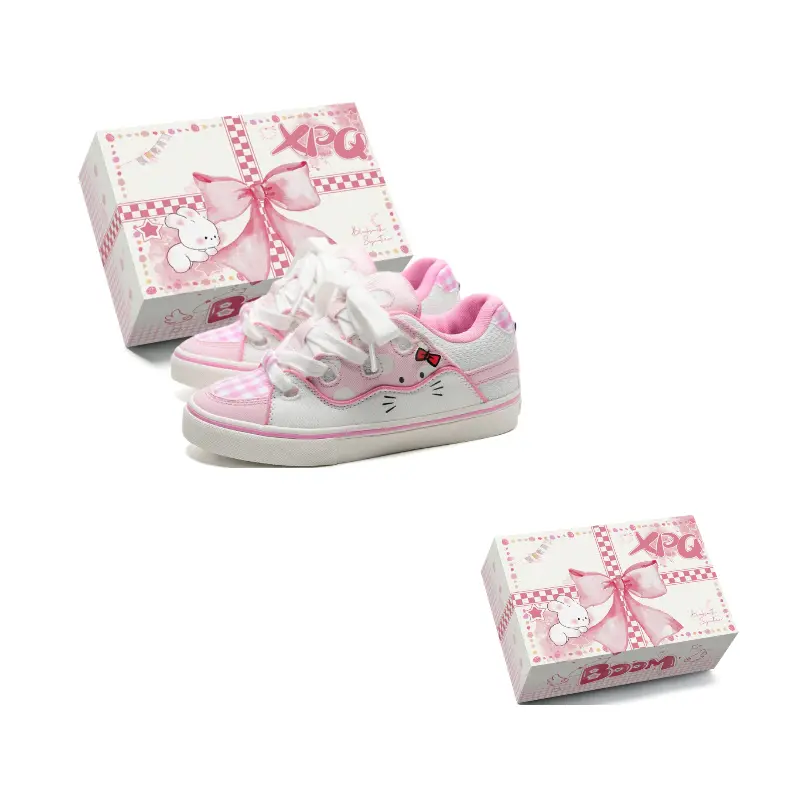 XPQ Антискользящие износостойкие сбалансированные легкие низкие скейтерские кроссовки для увеличения роста унисекс розово-белые, цвет Pink White
XPQ Антискользящие износостойкие сбалансированные легкие низкие скейтерские кроссовки для увеличения роста унисекс розово-белые, цвет Pink White