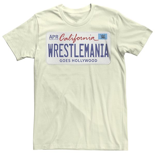 Футболка с принтом в виде номерного знака WWE WrestleMania Goes Hollywood California Licensed Character
Футболка с принтом в виде номерного знака WWE WrestleMania Goes Hollywood California Licensed Character