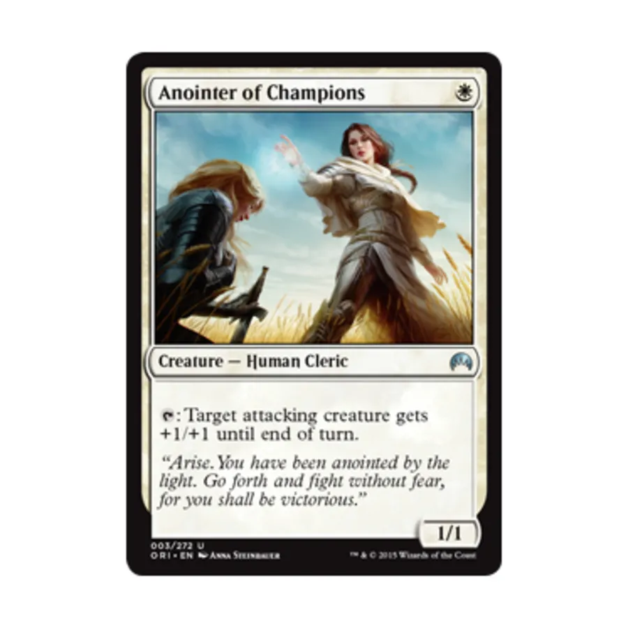 CCG Помазатель чемпионов (U), MTG - Magic Origins
CCG Помазатель чемпионов (U), MTG - Magic Origins