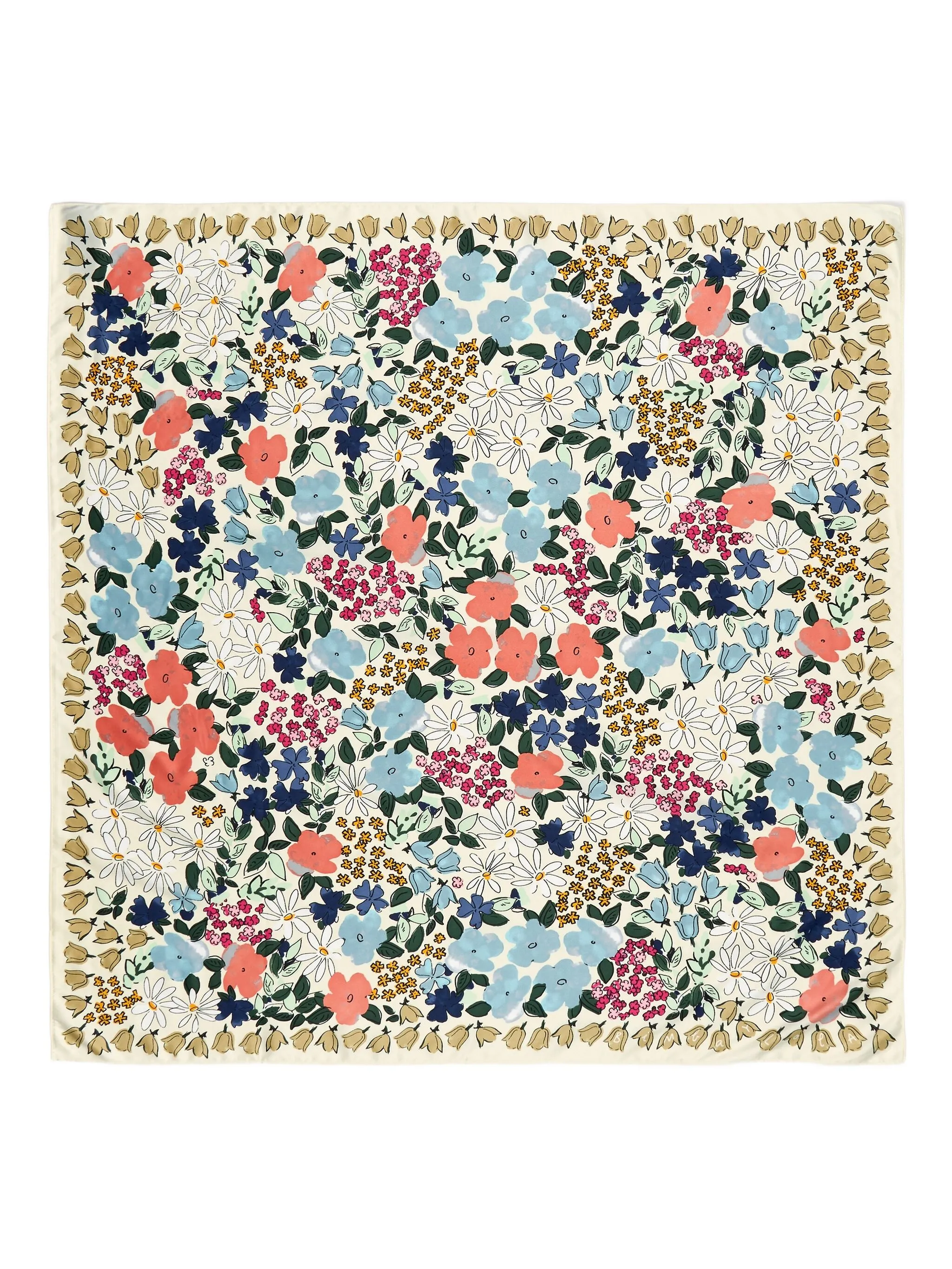 Шарф с цветочным принтом Bimba Y Lola, белый
Шарф с цветочным принтом Bimba Y Lola, белый