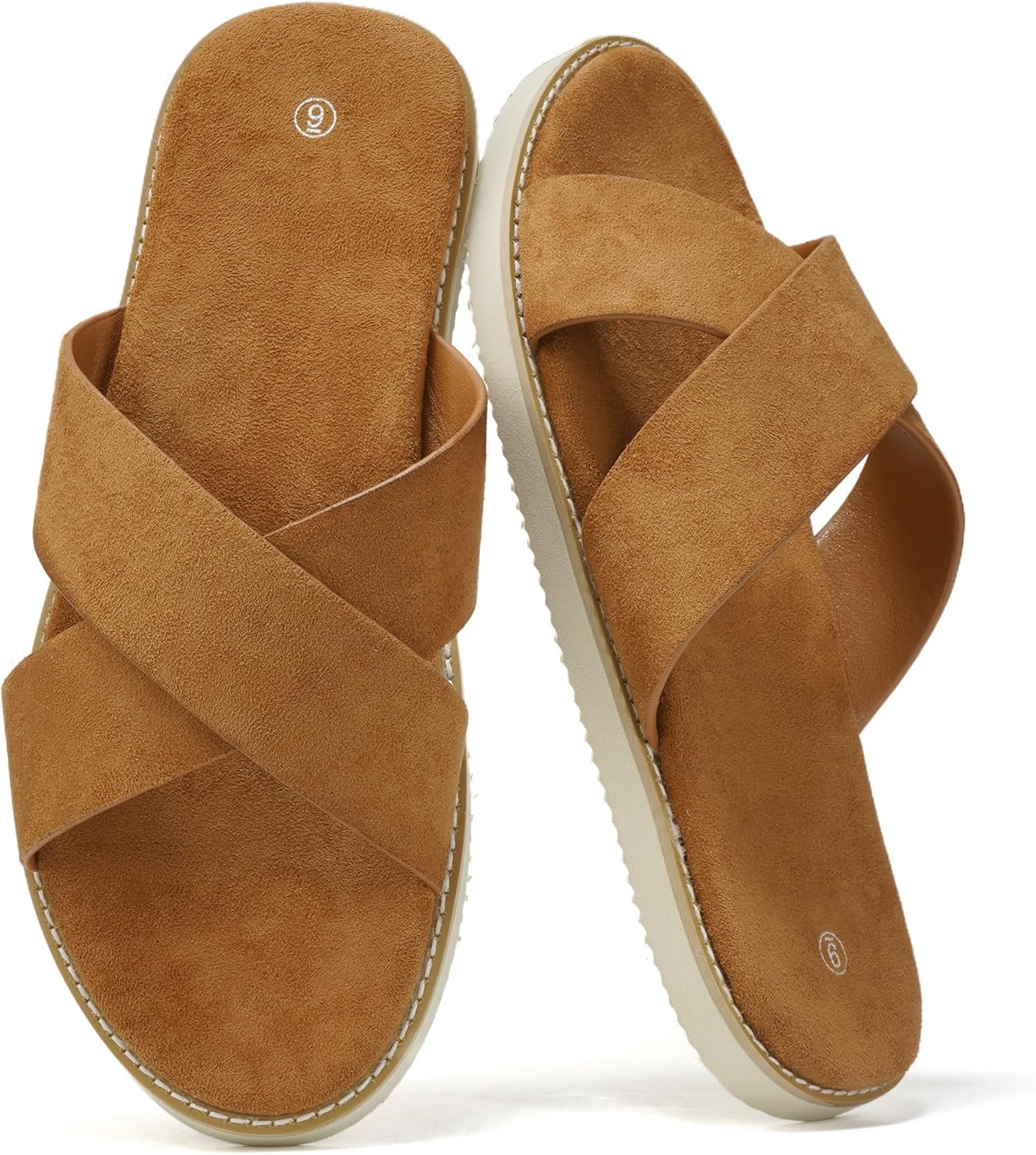 Мужские летние сандалии SoleilSandal из замши, удобные шлепанцы с стелькой из пены с эффектом памяти, подошва из ЭВА, противоскользящие, повседневные модные X-Slides, Coffee
Мужские летние сандалии SoleilSandal из замши, удобные шлепанцы с стелькой из пены с эффектом памяти, подошва из ЭВА, противоскользящие, повседневные модные X-Slides, Coffee