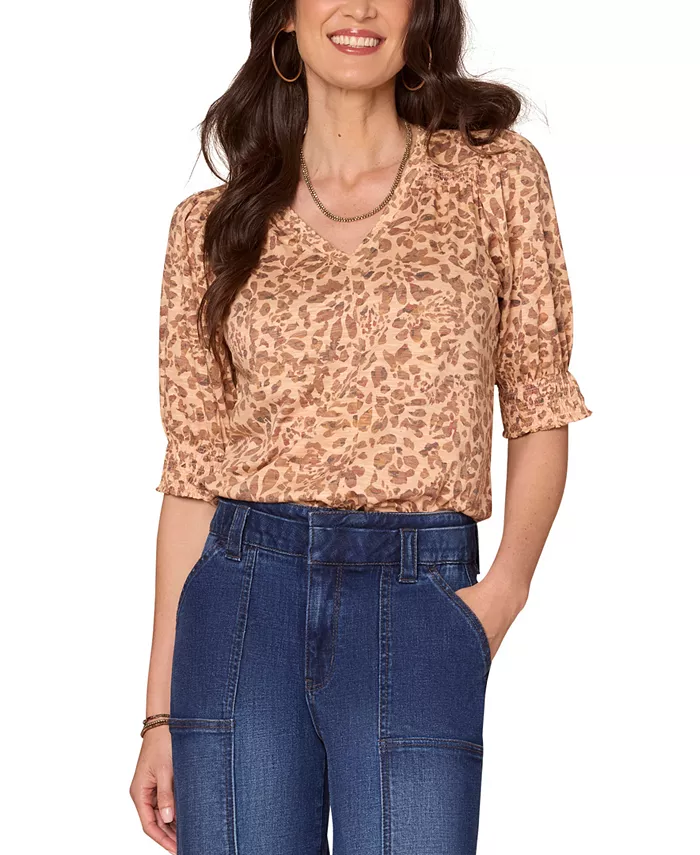 Миниатюрный топ с принтом и рукавами-буфами Democracy, золотой
Миниатюрный топ с принтом и рукавами-буфами Democracy, золотой