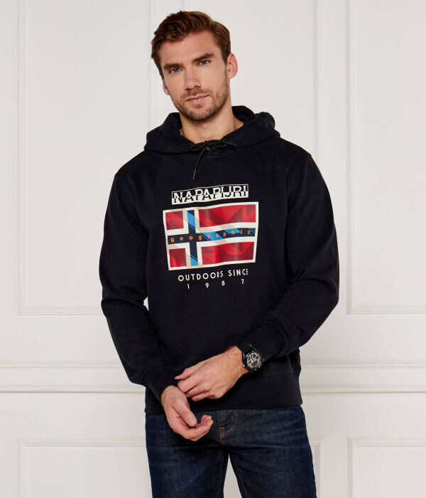 Толстовка мужская Napapijri с флагом, черный
Толстовка мужская Napapijri с флагом, черный
