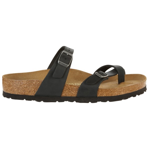 Сандалии Mayari из промасленной кожи Birkenstock, черный
Сандалии Mayari из промасленной кожи Birkenstock, черный