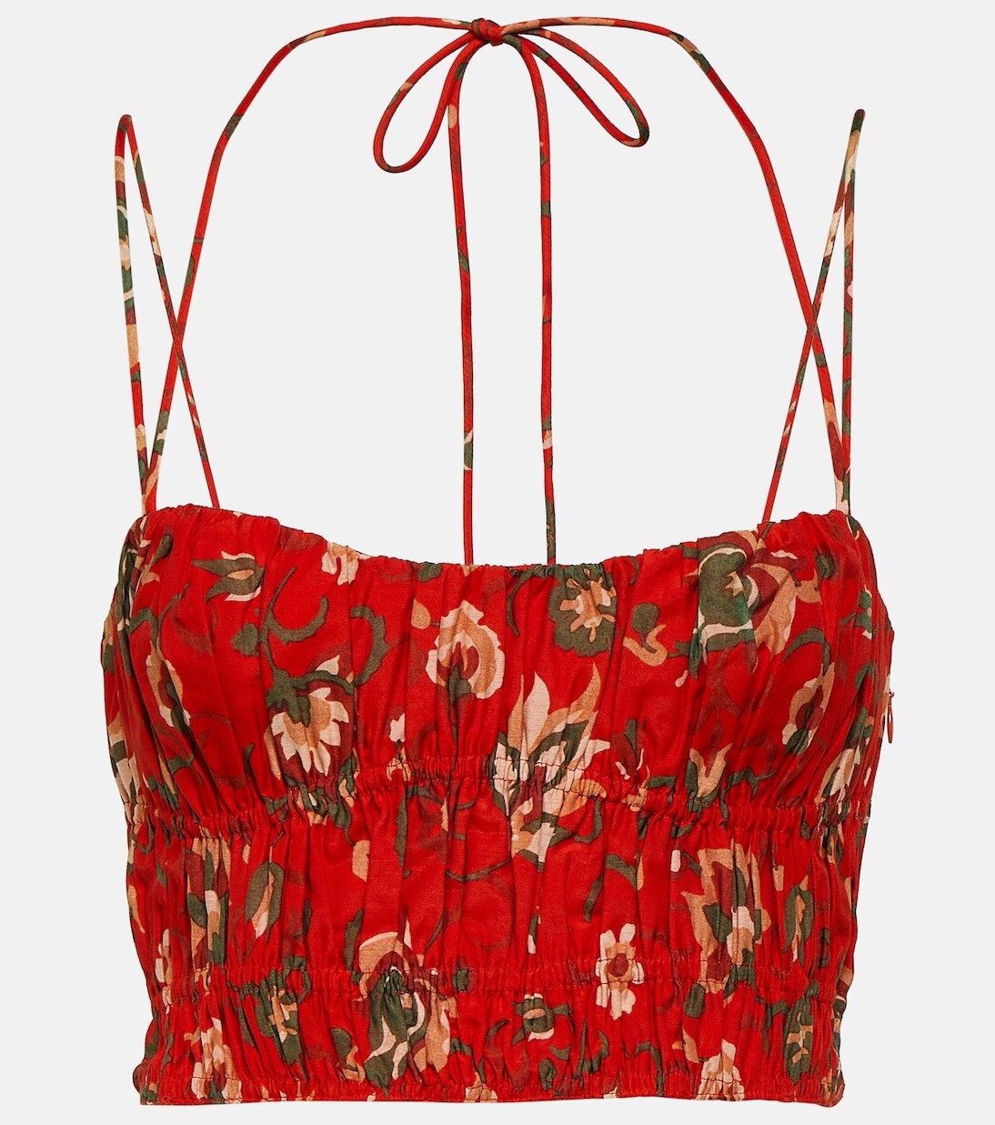 Укороченный топ из хлопка и шелка с принтом reyes Sir, мультиколор
Укороченный топ из хлопка и шелка с принтом reyes Sir, мультиколор