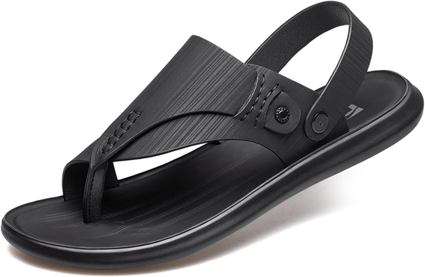 Мужские кожаные повседневные босоножки с открытым носком, регулируемый ремешок на щиколотке, нескользящие пляжные шлепанцы Гавайи, двойного назначения Generic, черный
Мужские кожаные повседневные босоножки с открытым носком, регулируемый ремешок на щиколотке, нескользящие пляжные шлепанцы Гавайи, двойного назначения Generic, черный