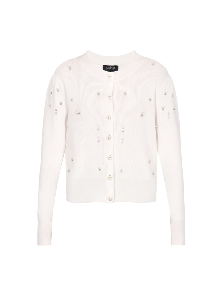 Usha BLACK LABEL Женский кардиган кремового цвета
Usha BLACK LABEL Женский кардиган кремового цвета
