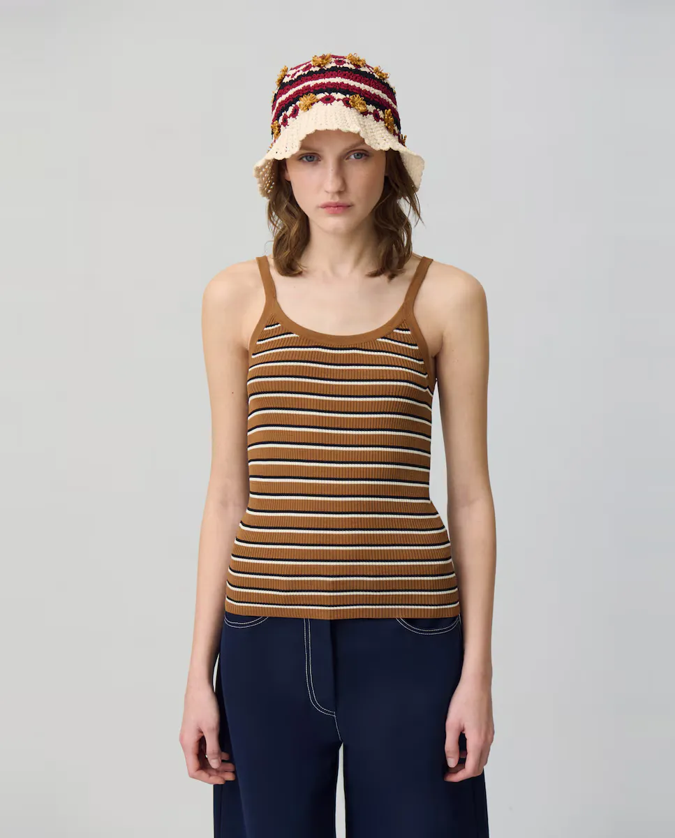 Женский топ без рукавов из тонкого трикотажа Claudie Pierlot, мультиколор
Женский топ без рукавов из тонкого трикотажа Claudie Pierlot, мультиколор