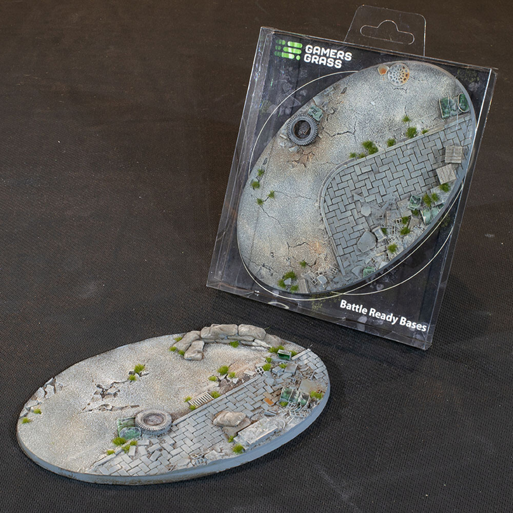 Аксессуары Gamers Grass Battle Ready Bases: Urban Warfare - Oval 170mm (1)
Аксессуары Gamers Grass Battle Ready Bases: Urban Warfare - Oval 170mm (1)