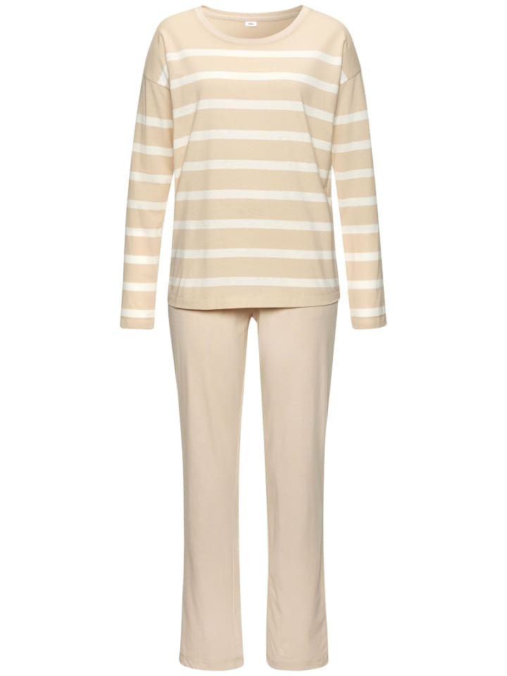 s.Oliver Пижама в бежево-белую полоску
s.Oliver Пижама в бежево-белую полоску