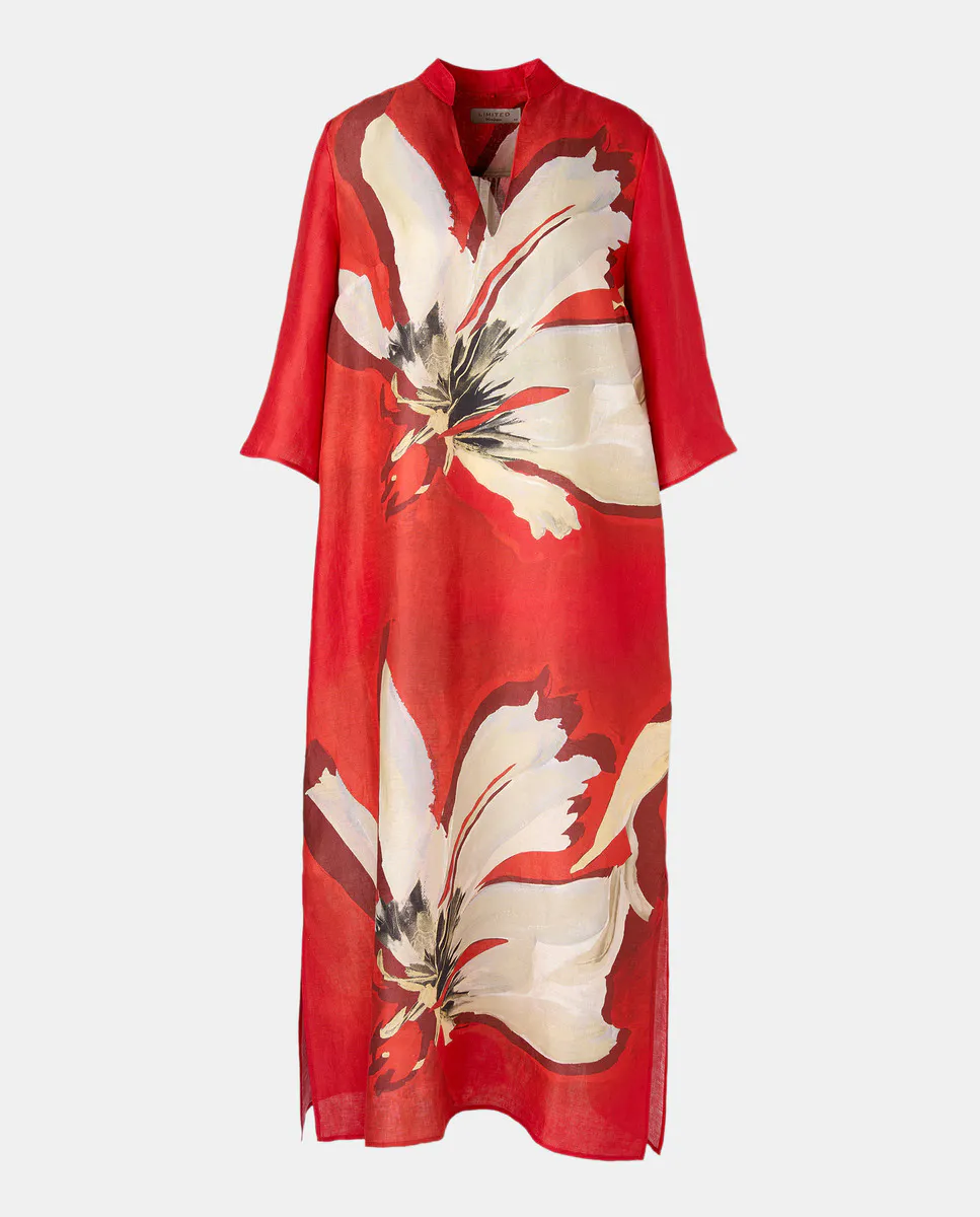 Льняное платье с французскими рукавами Woman Limited El Corte Inglés, красный
Льняное платье с французскими рукавами Woman Limited El Corte Inglés, красный