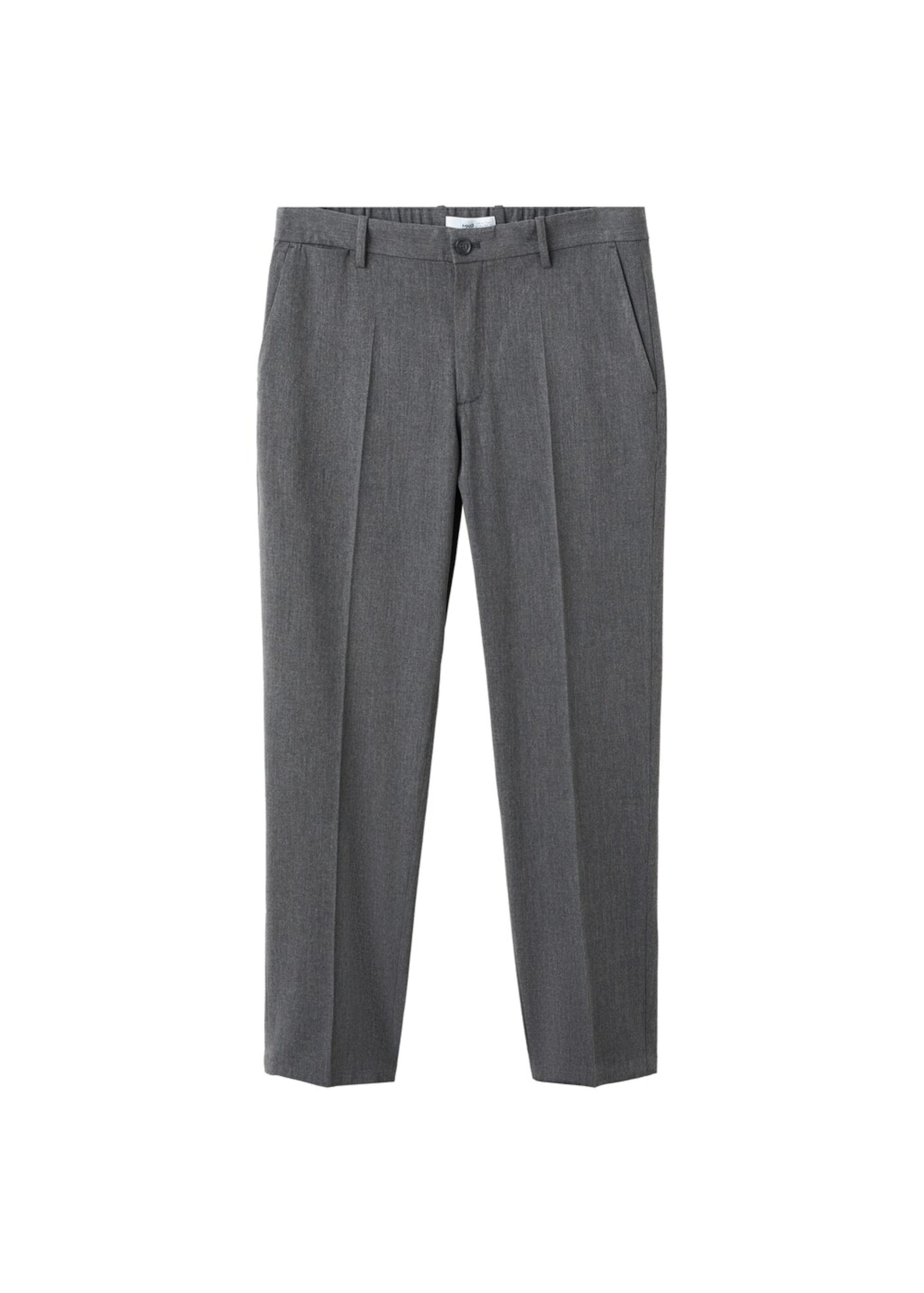 MANGO MAN Брюки 'Bologna' с зауженным кроем и складками в темно-сером цвете
MANGO MAN Брюки 'Bologna' с зауженным кроем и складками в темно-сером цвете