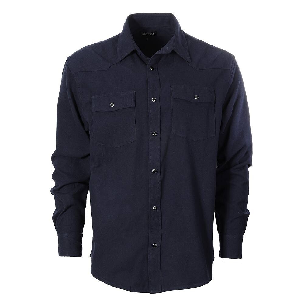 Gioberti Мужская фланелевая рубашка в клетку в стиле вестерн с защелкивающимися пуговицами, цвет Heather Navy
Gioberti Мужская фланелевая рубашка в клетку в стиле вестерн с защелкивающимися пуговицами, цвет Heather Navy