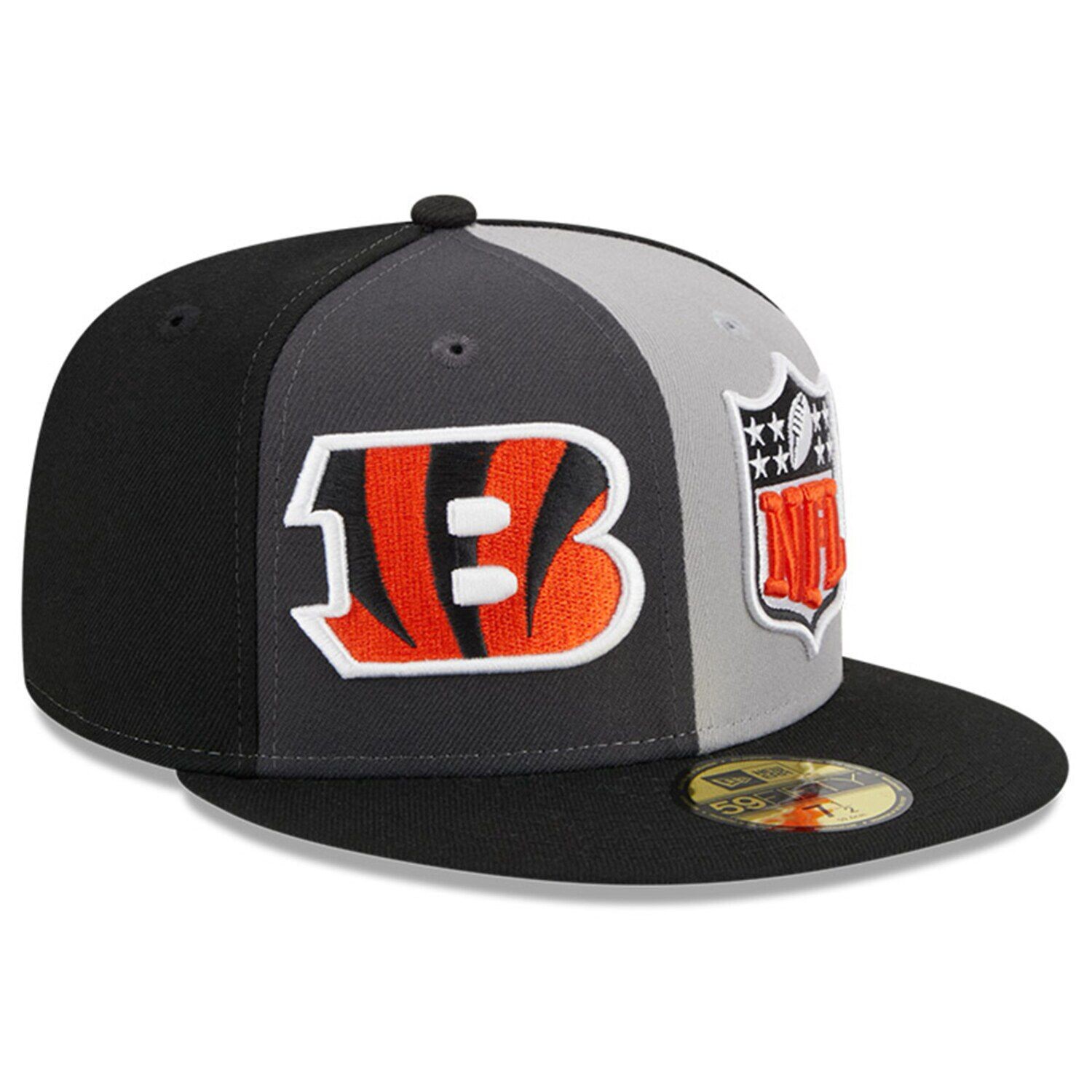 Мужская приталенная шляпа New Era серо-черная Cincinnati Bengals 2023 Sideline 59FIFTY
Мужская приталенная шляпа New Era серо-черная Cincinnati Bengals 2023 Sideline 59FIFTY