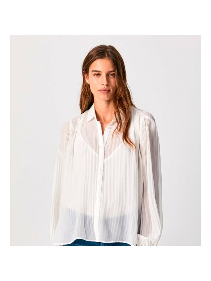 Блуза Pepe Jeans Hemd, белый 
Блуза Pepe Jeans Hemd, белый