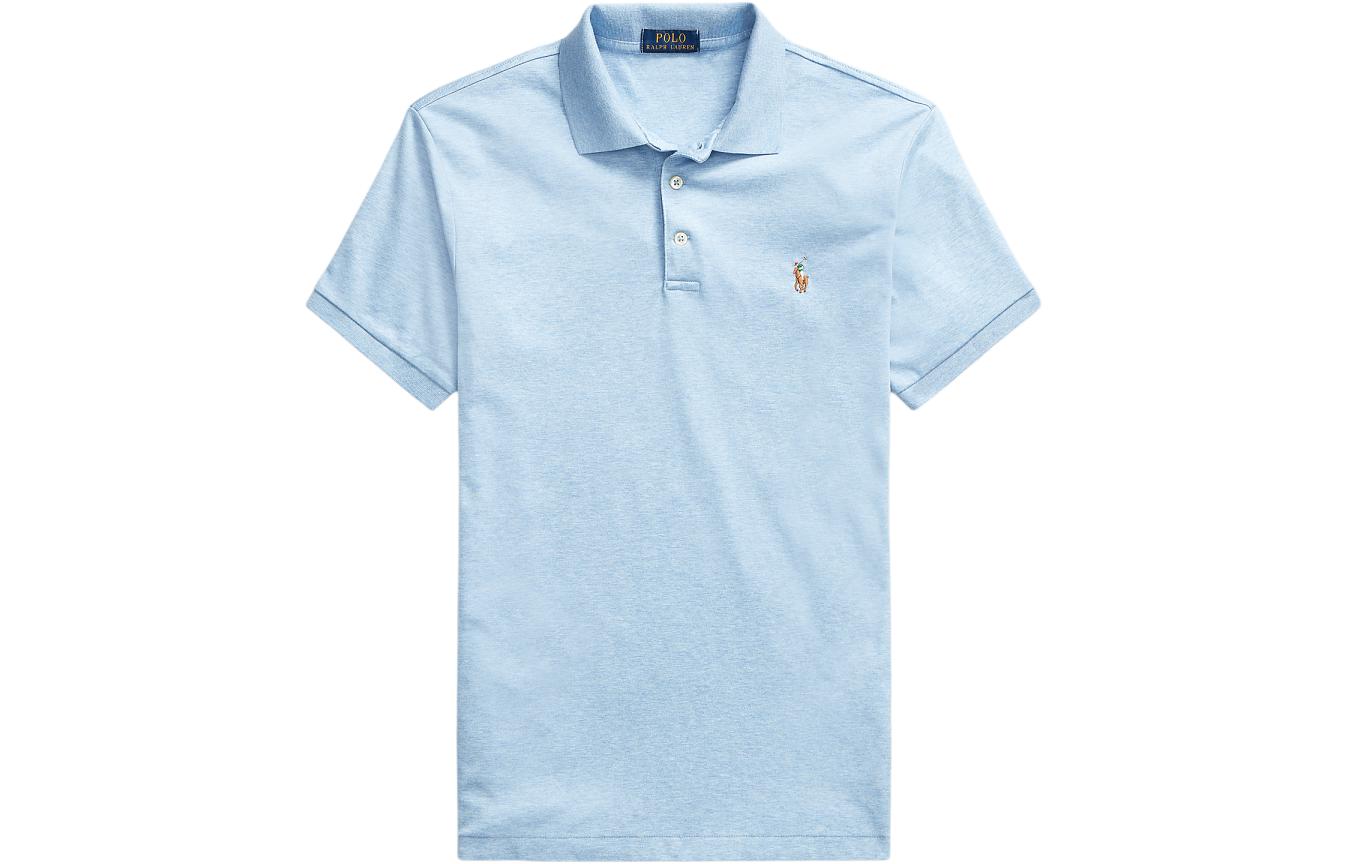 Поло с вышитым логотипом Polo Ralph Lauren, синий
Поло с вышитым логотипом Polo Ralph Lauren, синий