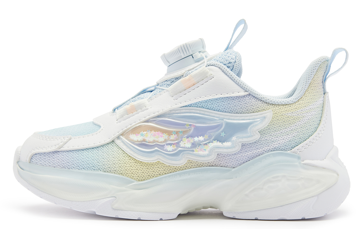 QIAODAN Детские кроссовки Voyage 3.0, белые, синие, детские 
QIAODAN Детские кроссовки Voyage 3.0, белые, синие, детские