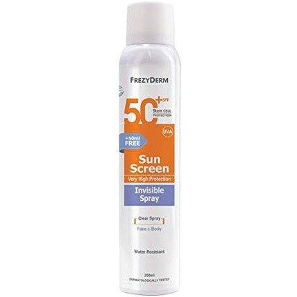 Frezyderm Sun Screen Невидимый спрей Spf 50+ 200мл, F Frezyderm Dermoceuticals
Frezyderm Sun Screen Невидимый спрей Spf 50+ 200мл, F Frezyderm Dermoceuticals