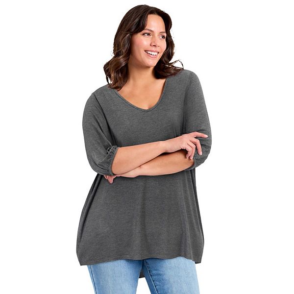 Топ Leila для женщин plus size Avenue, Charcoal
Топ Leila для женщин plus size Avenue, Charcoal