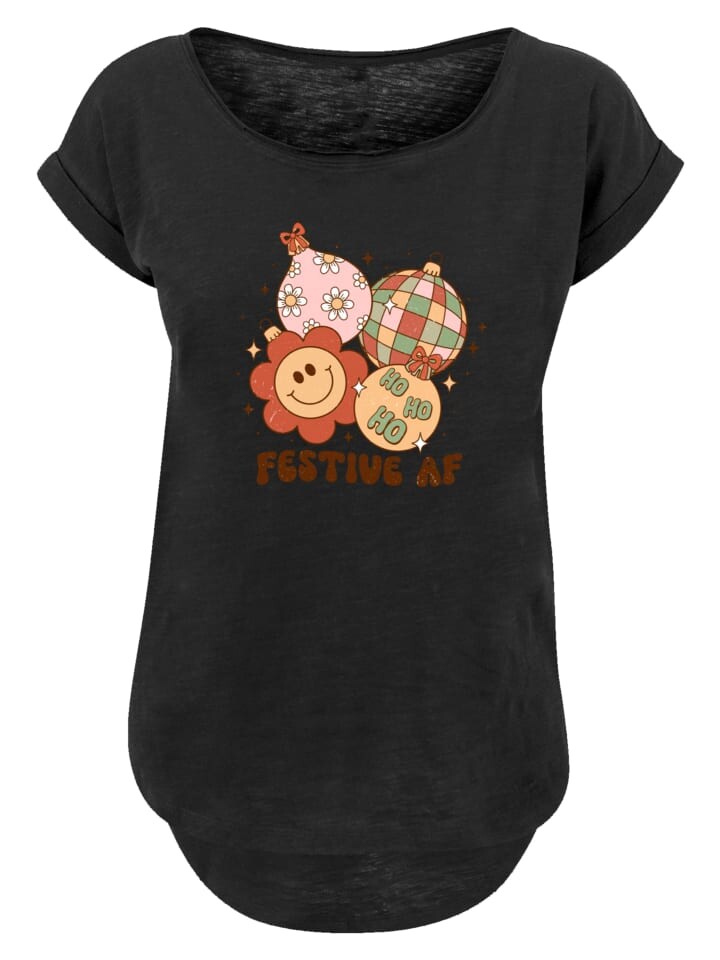 Футболка F4NT4STIC Long Cut T-Shirt Festive AF Weihnachten Tree Balls, черный
Футболка F4NT4STIC Long Cut T-Shirt Festive AF Weihnachten Tree Balls, черный