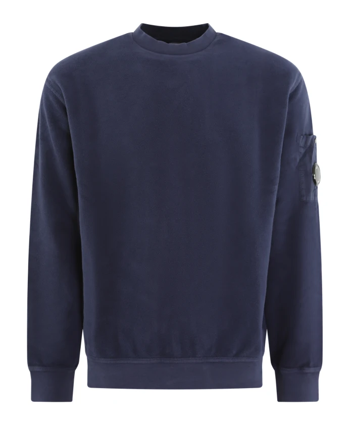 Ворсовый свитер для мужчин C.P. Company, синий 
Ворсовый свитер для мужчин C.P. Company, синий