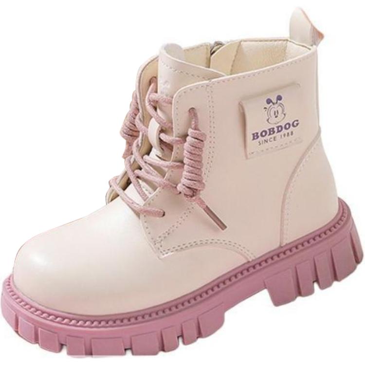BOBDOG Теплые высокие детские ботинки бежево-фиолетового цвета
BOBDOG Теплые высокие детские ботинки бежево-фиолетового цвета
