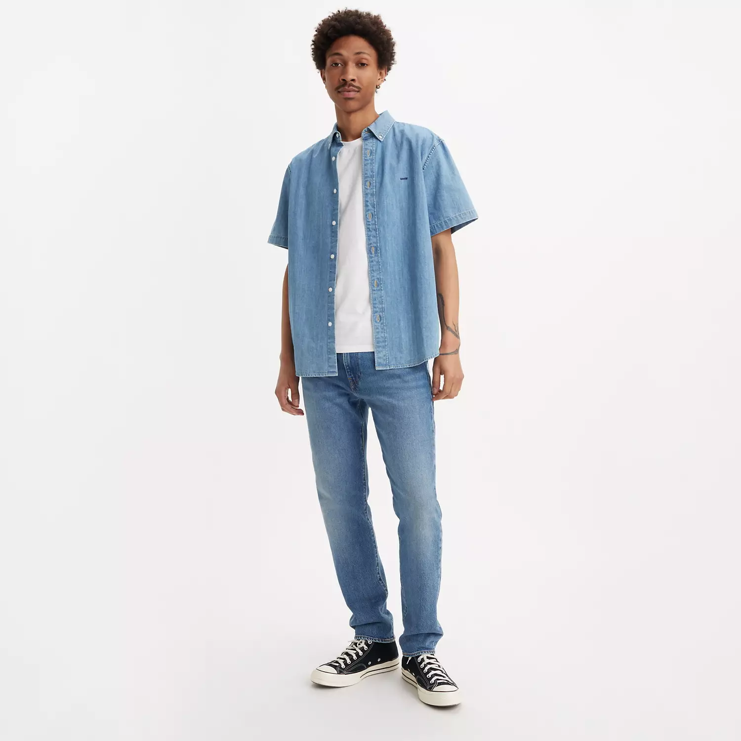 Мужские джинсы зауженного кроя 502 Levi's, цвет A Step Ahead - Medium Wash - Stretch
Мужские джинсы зауженного кроя 502 Levi's, цвет A Step Ahead - Medium Wash - Stretch