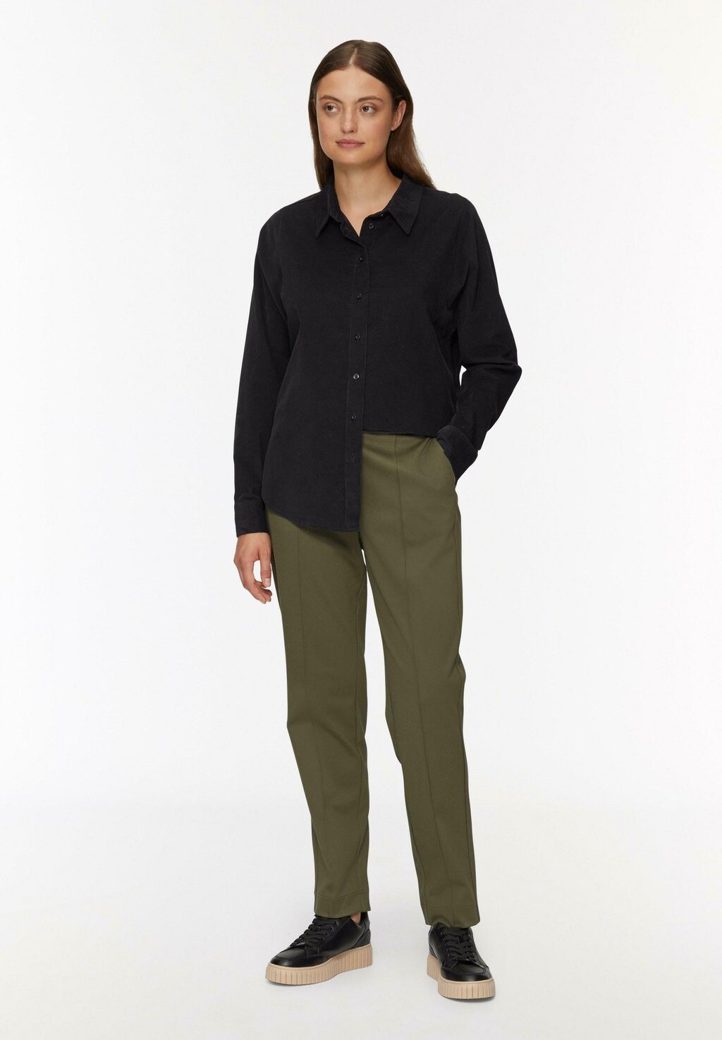 Блузка на пуговицах s.Oliver, черный
Блузка на пуговицах s.Oliver, черный