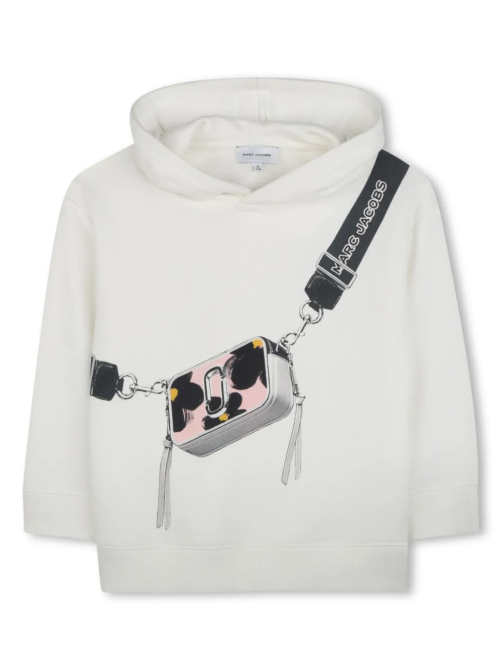 Худи с логотипом Marc Jacobs Kids, белый 
Худи с логотипом Marc Jacobs Kids, белый