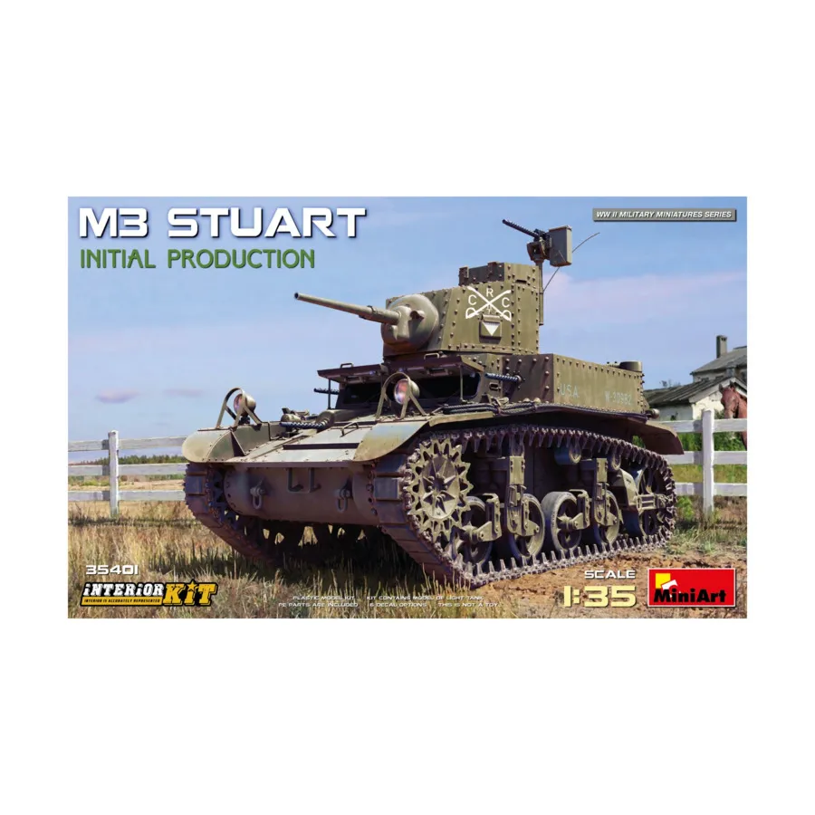 Начальное производство M3 Stuart, WWII Military Miniatures Series (1:35) (MiniArt Models)
Начальное производство M3 Stuart, WWII Military Miniatures Series (1:35) (MiniArt Models)