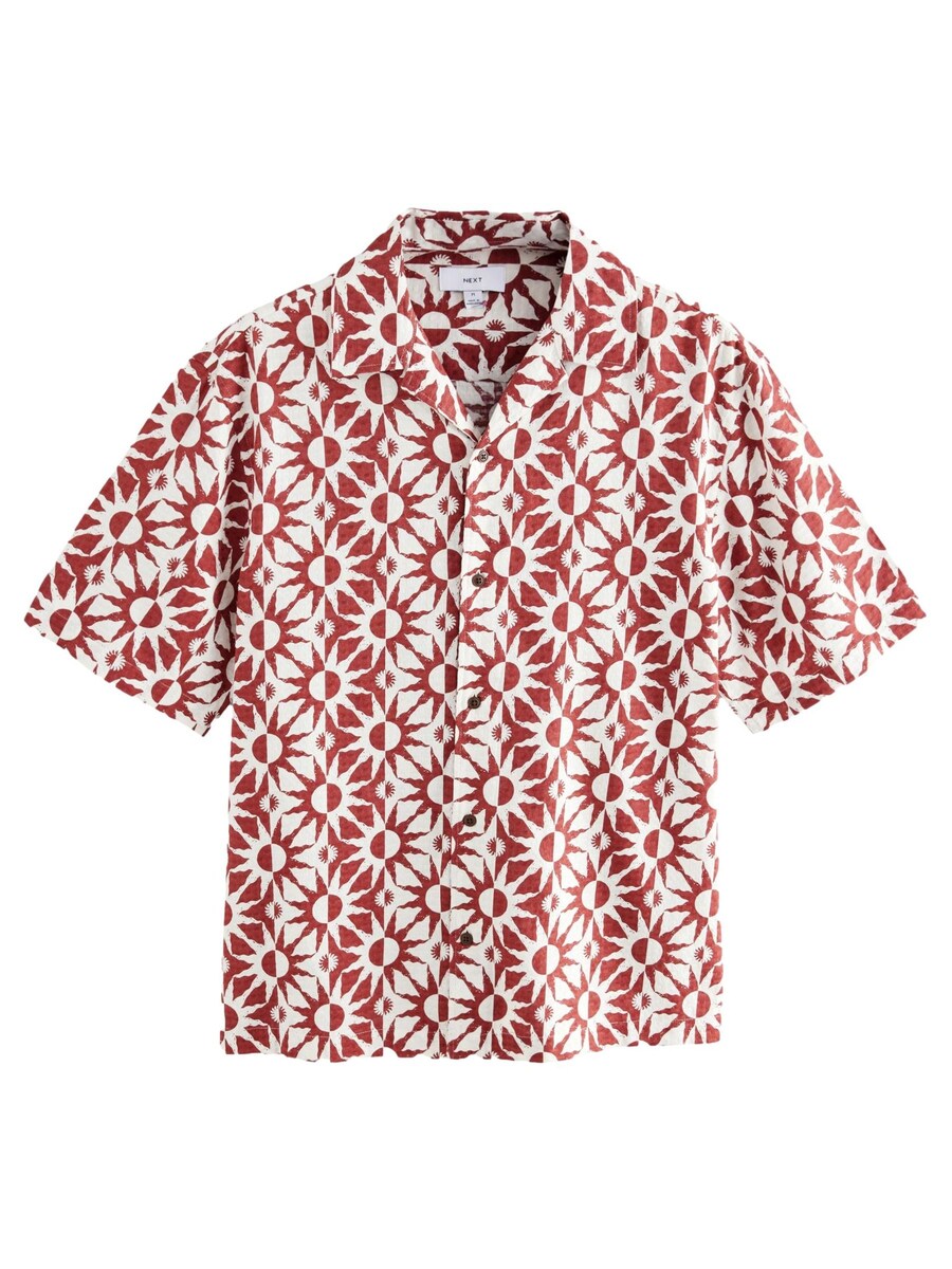 Рубашка обычного кроя на пуговицах Next, красный
Рубашка обычного кроя на пуговицах Next, красный