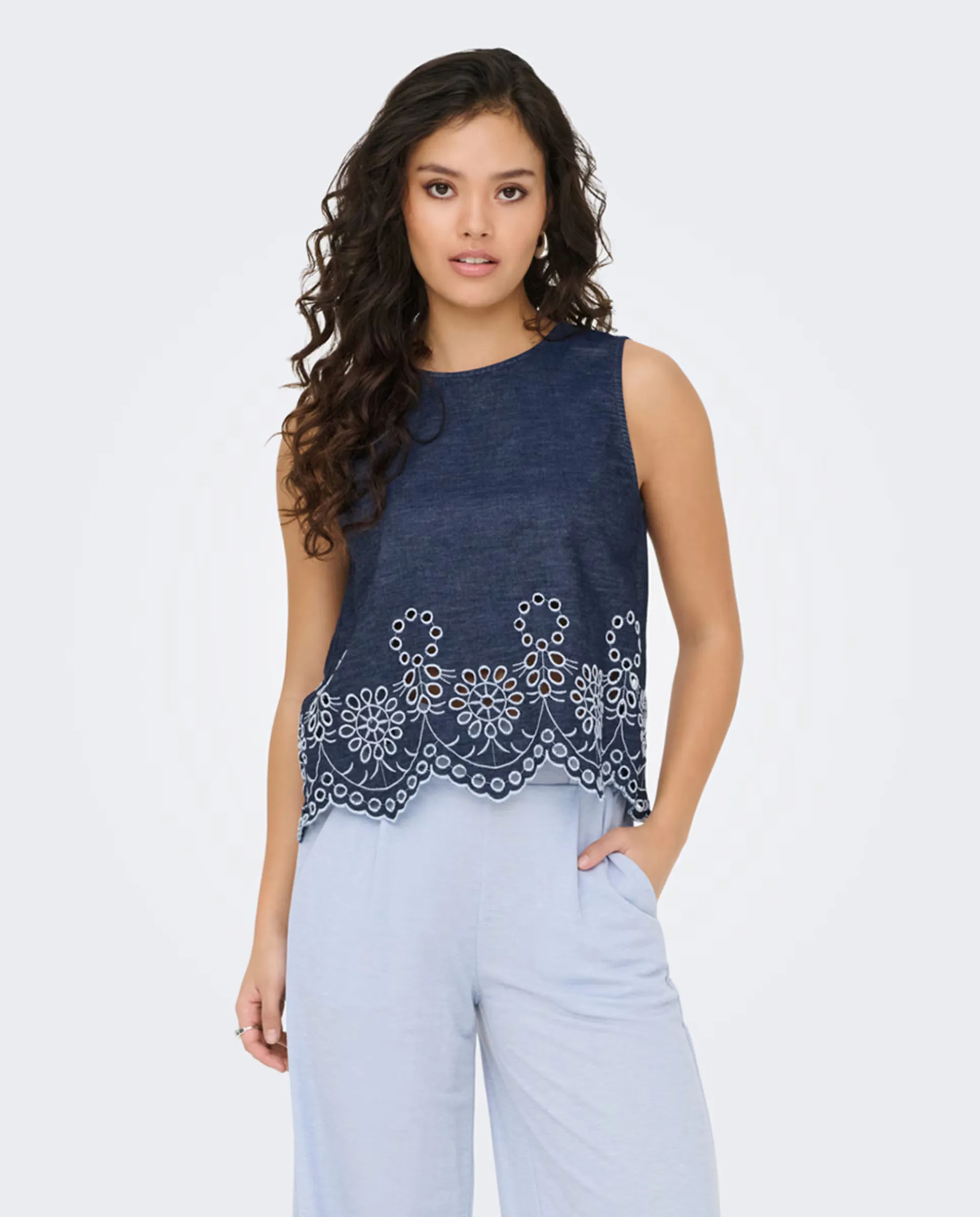 Женский топ в стиле ковбой jdy, темно-синий
Женский топ в стиле ковбой jdy, темно-синий